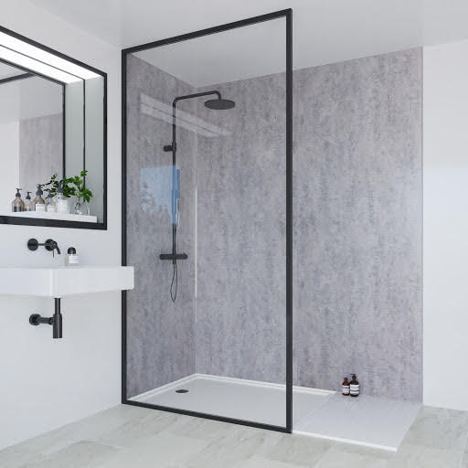 Multipanel Linda Barker Bathroom Wall Panel Concrete Elements Unlipped 2400 x 598mm - ML8830STD Price Comparisons | Compare The Build