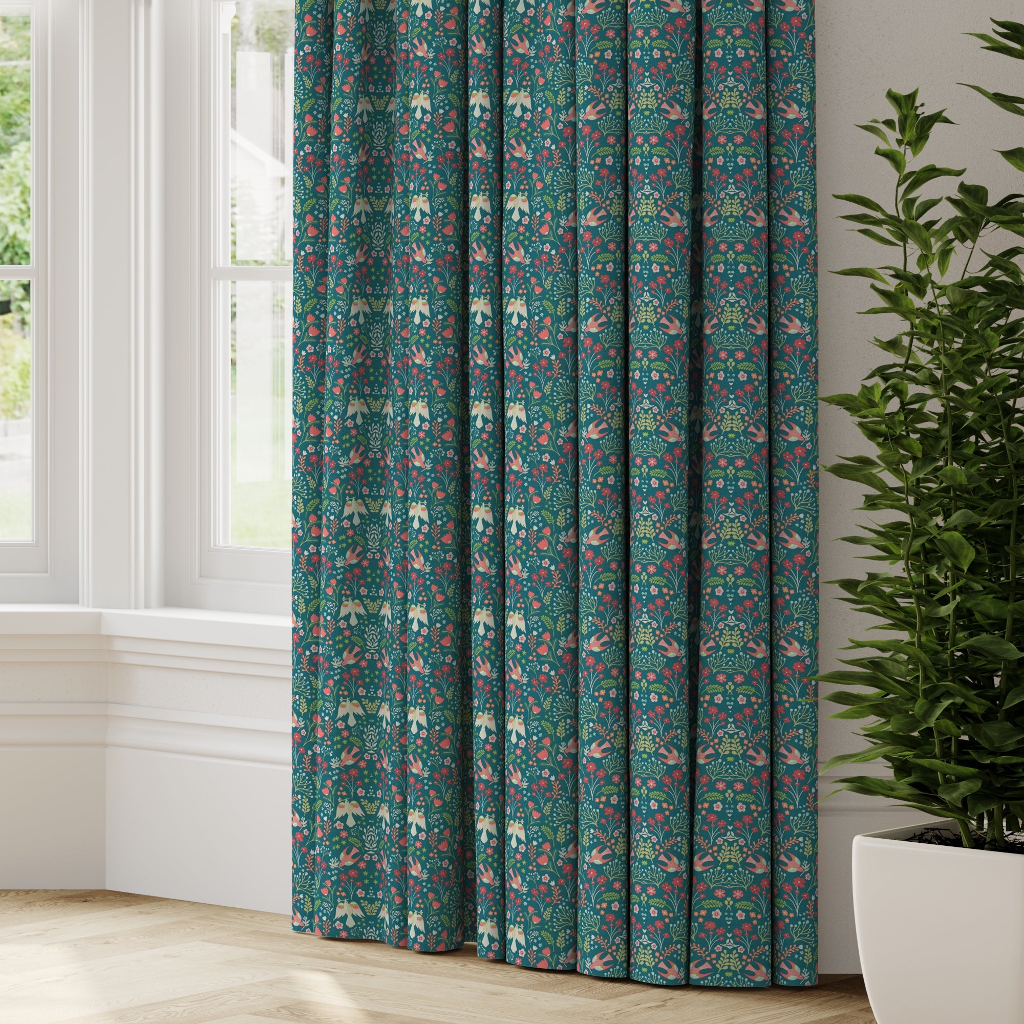 Folklore Made to Measure Curtains Folklore Jade Price Comparisons | Compare The Build