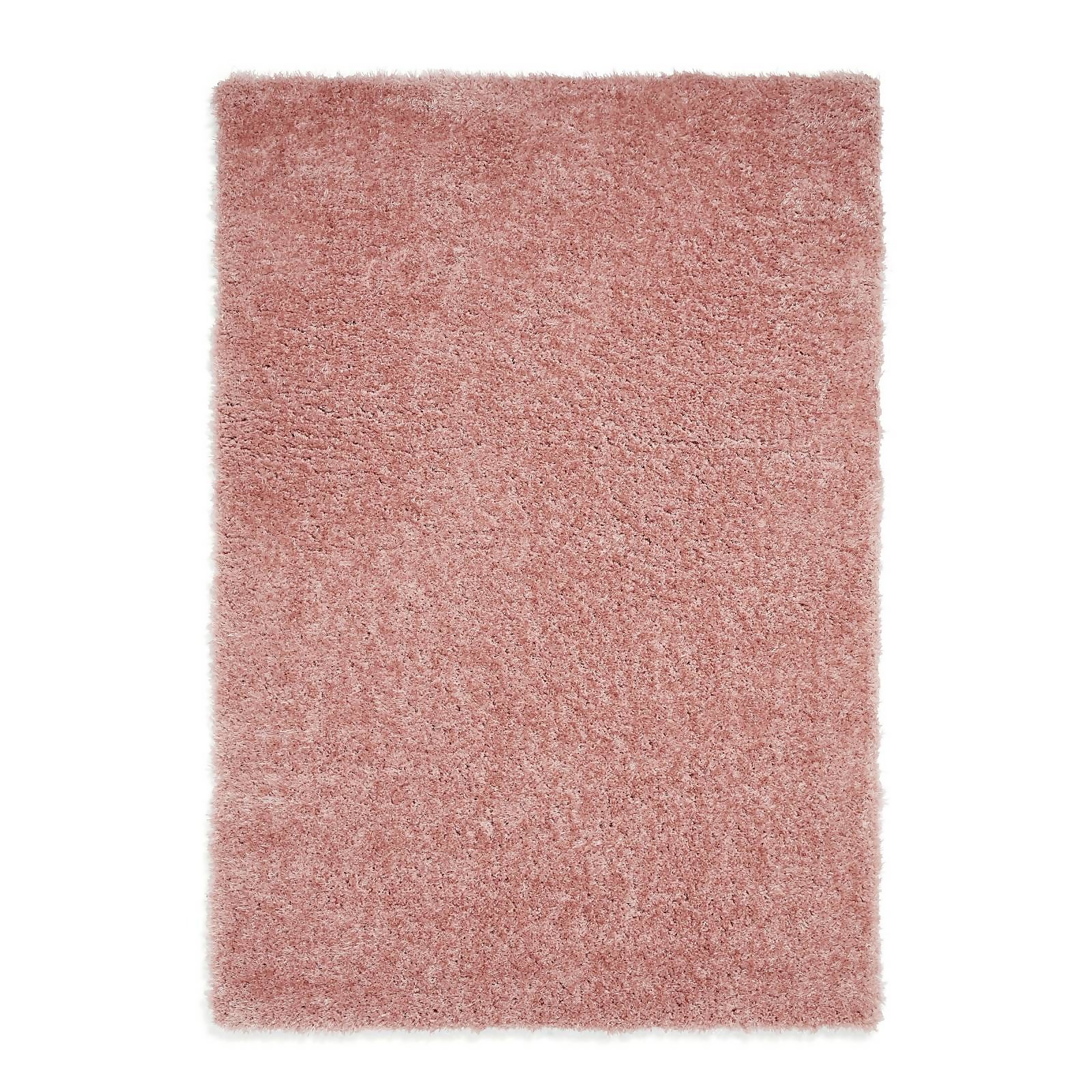Ivy Shaggy Rug - Blush - 120x170cm Price Comparisons | Compare The Build