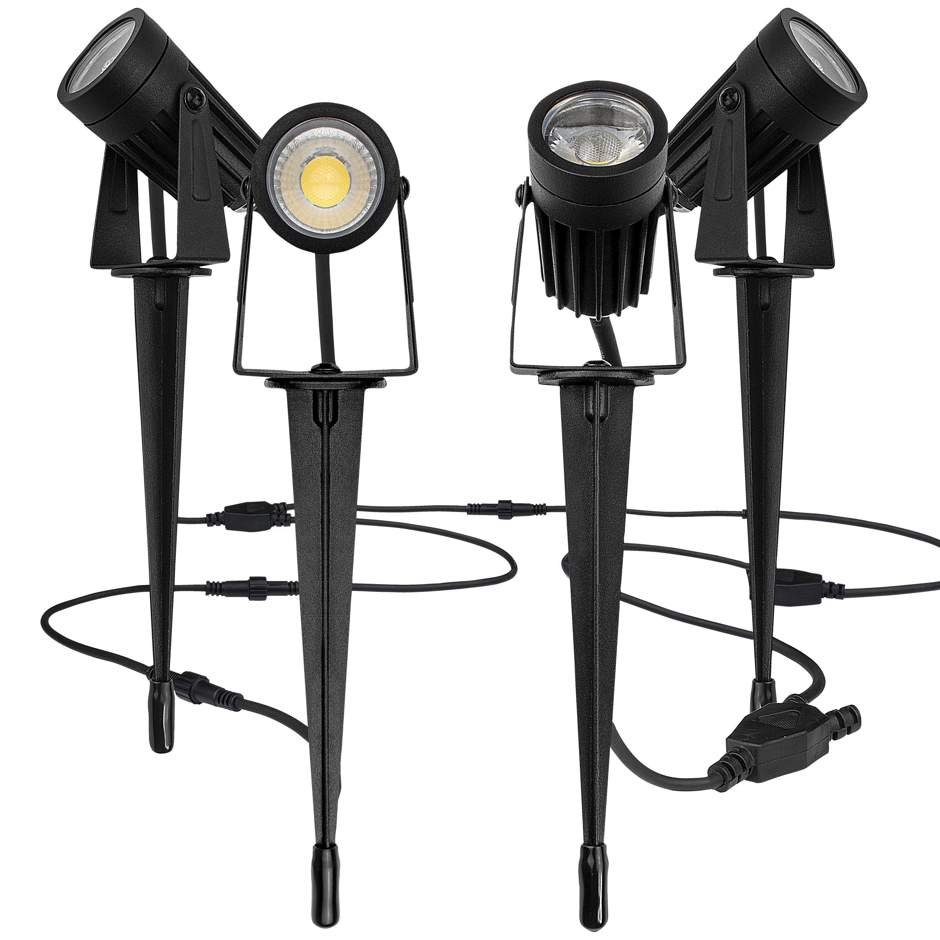 Luceco Black Spike Light Of 4 Price Comparisons | Compare The Build