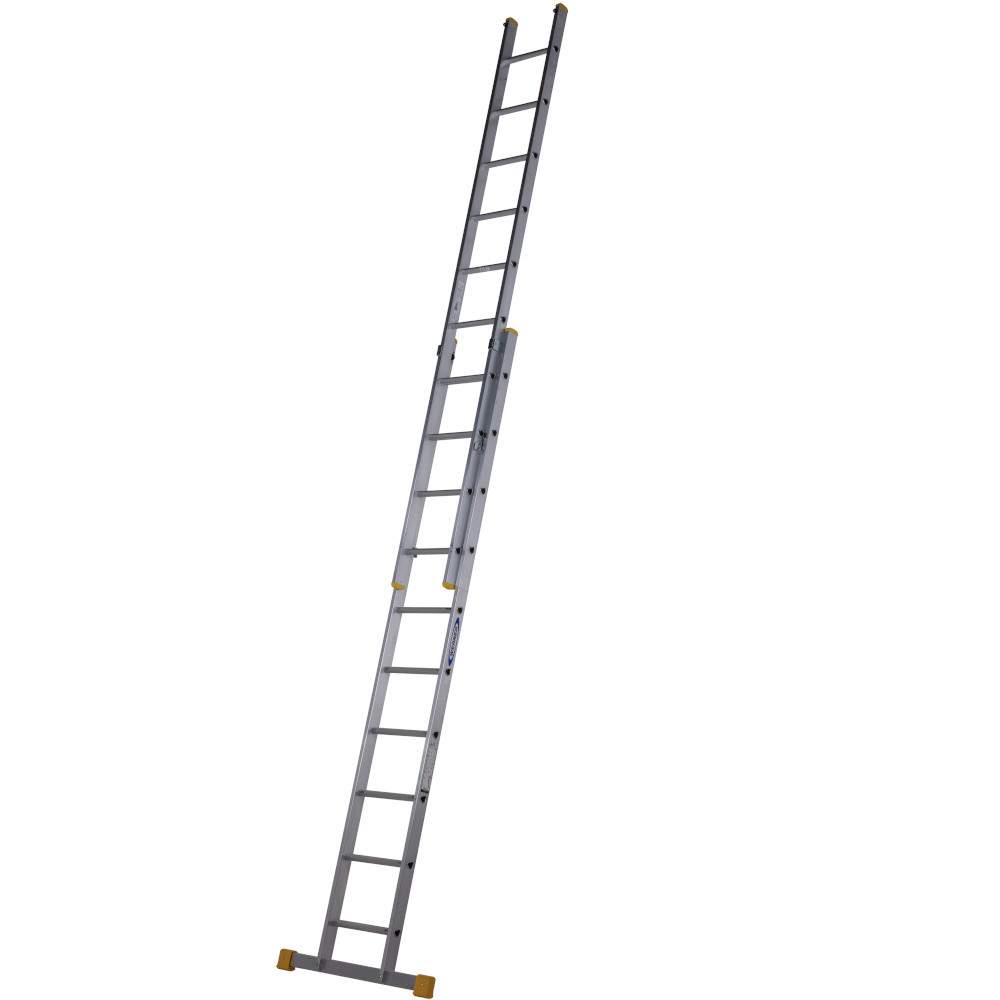 Werner 2.97m Double Box Section Extension Ladder - BS EN131 7222918 | Compare The Build