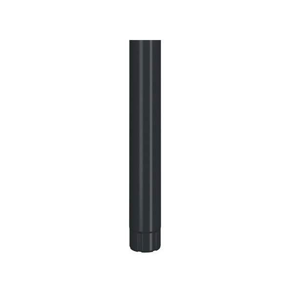 Lindab Steel Round Downpipe 87mm x 3m - Anthracite Grey Galvanised Steel SROR387AG Price Comparisons | Compare The Build