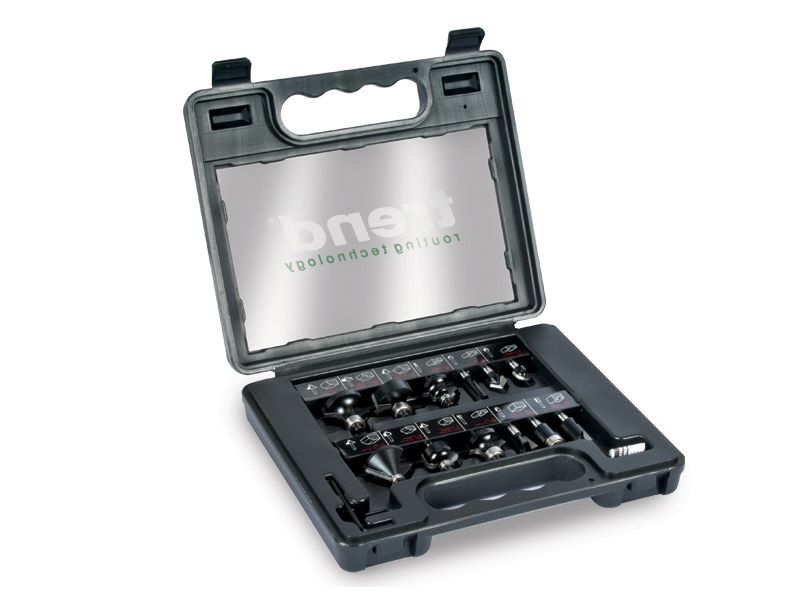 TREND ¼" SHANK ROUTER CUTTER STARTER SET 12 PCS Price Comparisons | Compare The Build