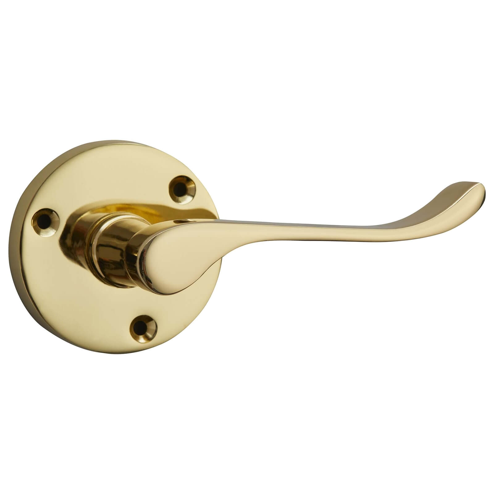 Homebuild Victorian Scroll Lever On Rose Set - Polished Brass Price Comparisons | Compare The Build