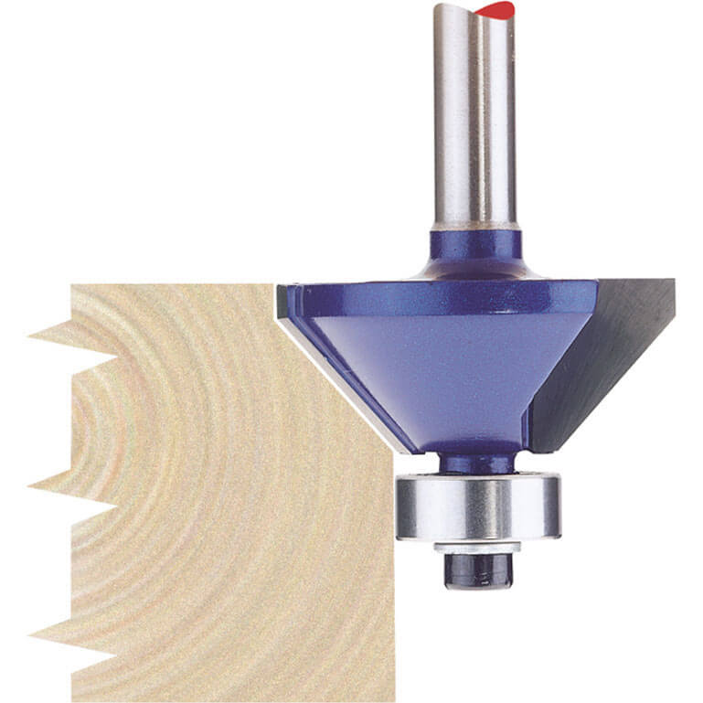 Draper Bearing Guided Chamferring Router Cutter 30mm 30mm 1/4" Price Comparisons | Compare The Build