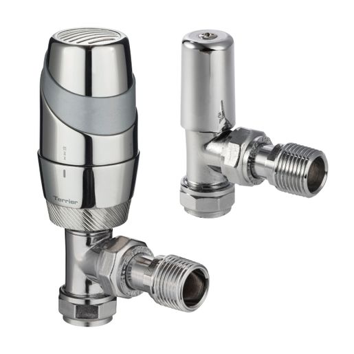 Pegler 632329 Terrier Decor 15mm Mixed Chrome Angled TRV & Lockshield Price Comparisons | Compare The Build