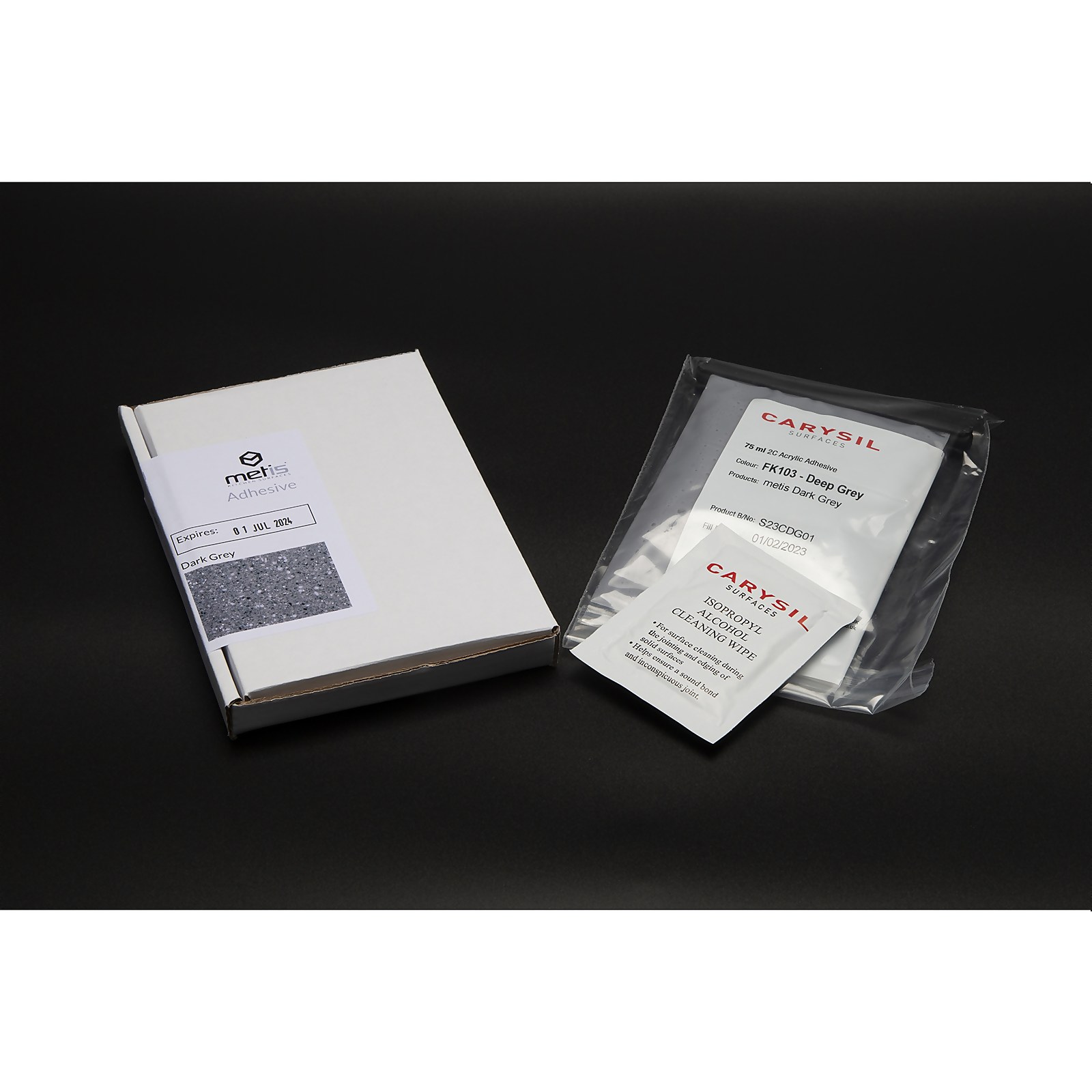 Metis Light Grey Adhesive Sachet - 75ml Price Comparisons | Compare The Build