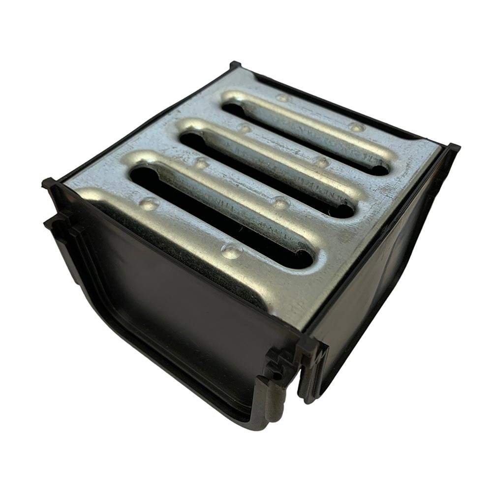 Channel Drainage Junction with Galvanised Grate 1m - Dek Drain Plastic DEKS DCD-CQ-GS-M Price Comparisons | Compare The Build
