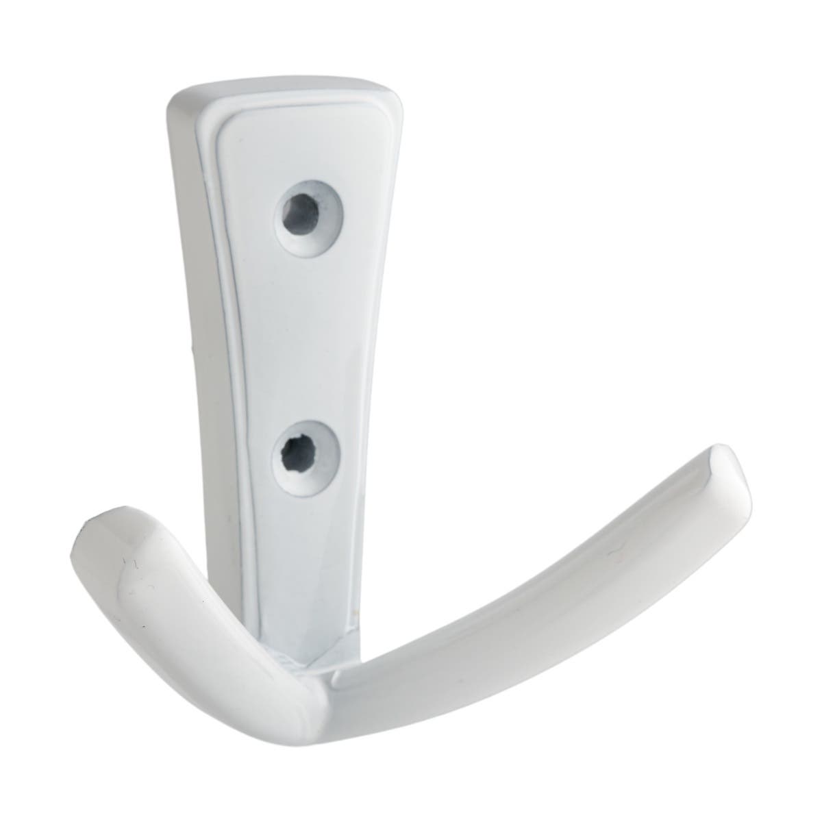 Modern Design White Wide Double Robe Hook - Wall/Door Mountable - Decohooks Price Comparisons | Compare The Build