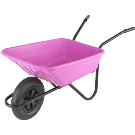 Walsall The Shire Multi Purpose Wheelbarrow 90l Pink Price Comparisons | Compare The Build