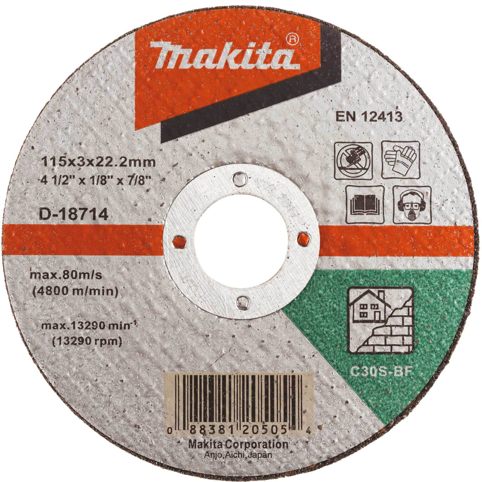 Makita A41 Stone Cutting Disc 115mm Price Comparisons | Compare The Build