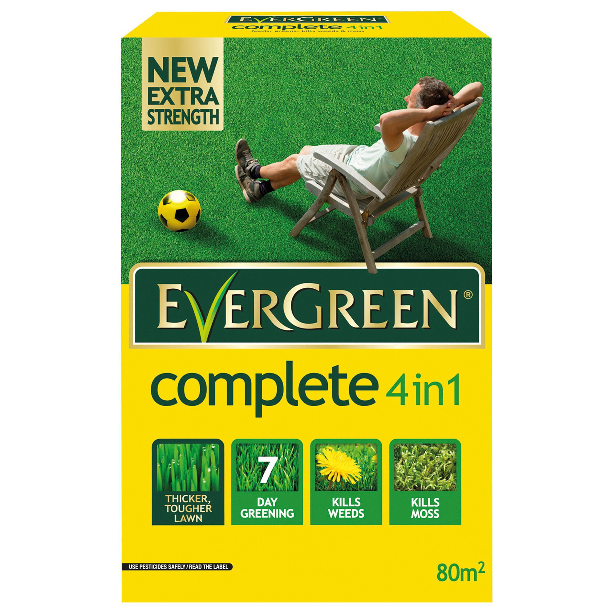 Evergreen ® Complete 4 In 1 Lawn Feed, Weed & Moss Killer 80 M² 2.8Kg Price Comparisons | Compare The Build