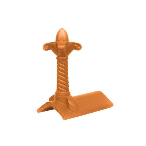 GRC Fleur De Lys Crested 105 Degree Angle Ridge Stop End - Old Red Price Comparisons | Compare The Build