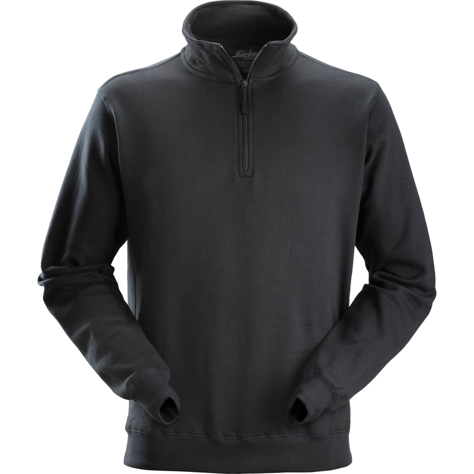 Snickers 2818 1/2-Zip Mens Sweatshirt Black 2XL Price Comparisons | Compare The Build