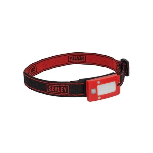 Sealey 2W COB LED Auto Sensor Rechargeable Head Torch - Red Price Comparisons | Compare The Build