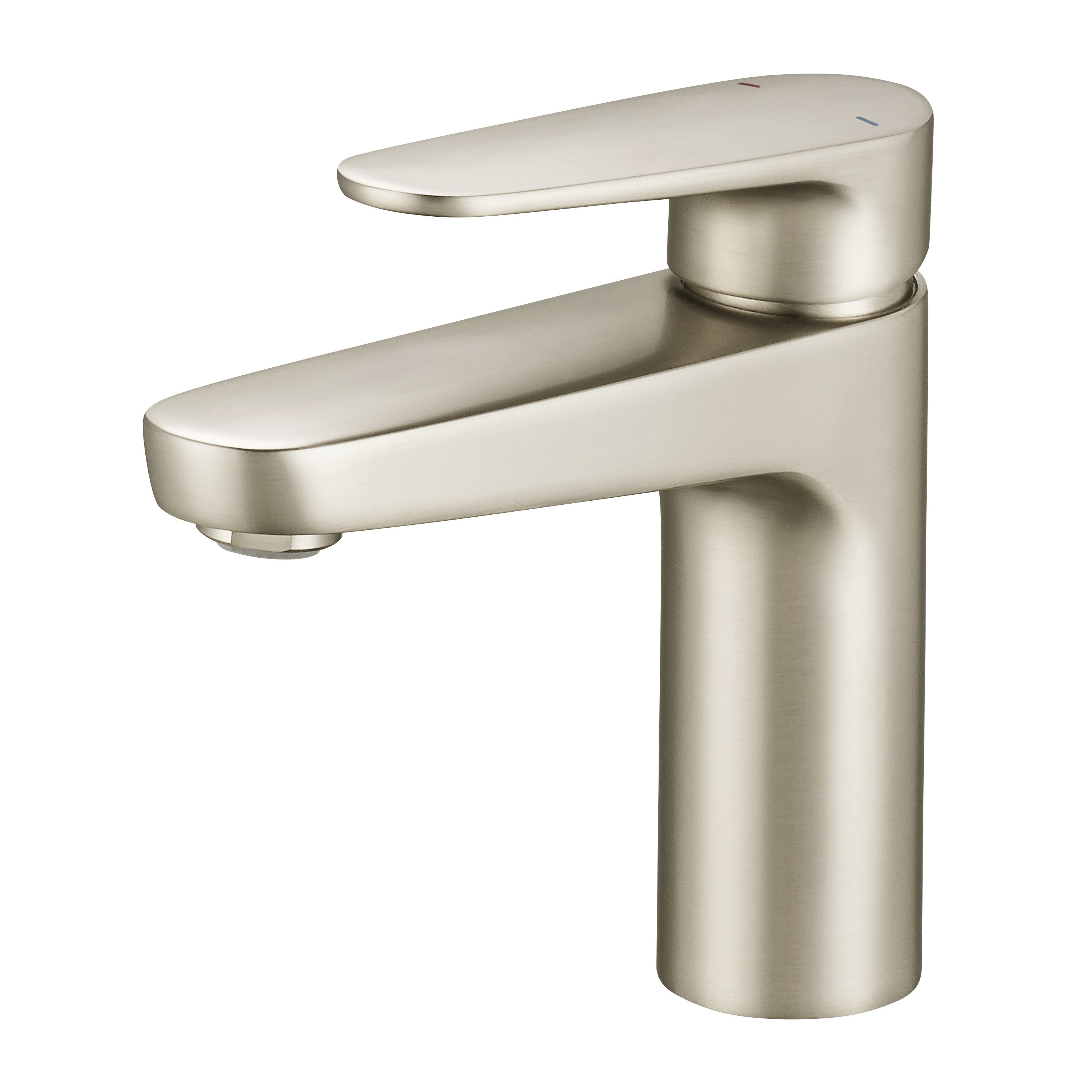 GoodHome Cavally 1 Lever Single-Flow Brushed Nickel Effect Medium Basin Mono Mixer Tap Price Comparisons | Compare The Build