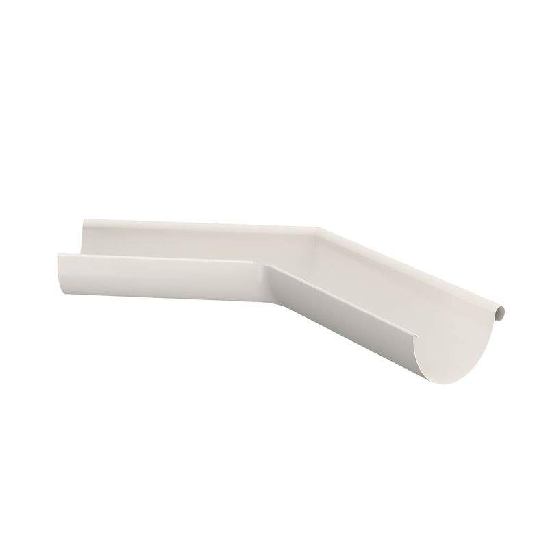 Lindab Half Round 135dg Outer Gutter Angle 150mm Painted Antique White Galvanised Steel RVYO150WT Price Comparisons | Compare The Build