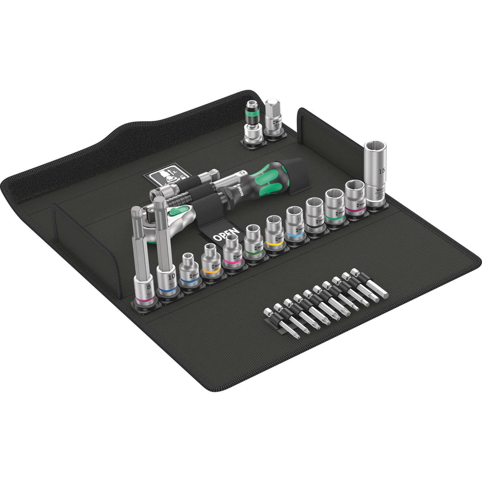 Wera Zyklop 27 Piece 3/8" Drive Speed Ratchet and Bicycle Socket Set 3/8" Price Comparisons | Compare The Build