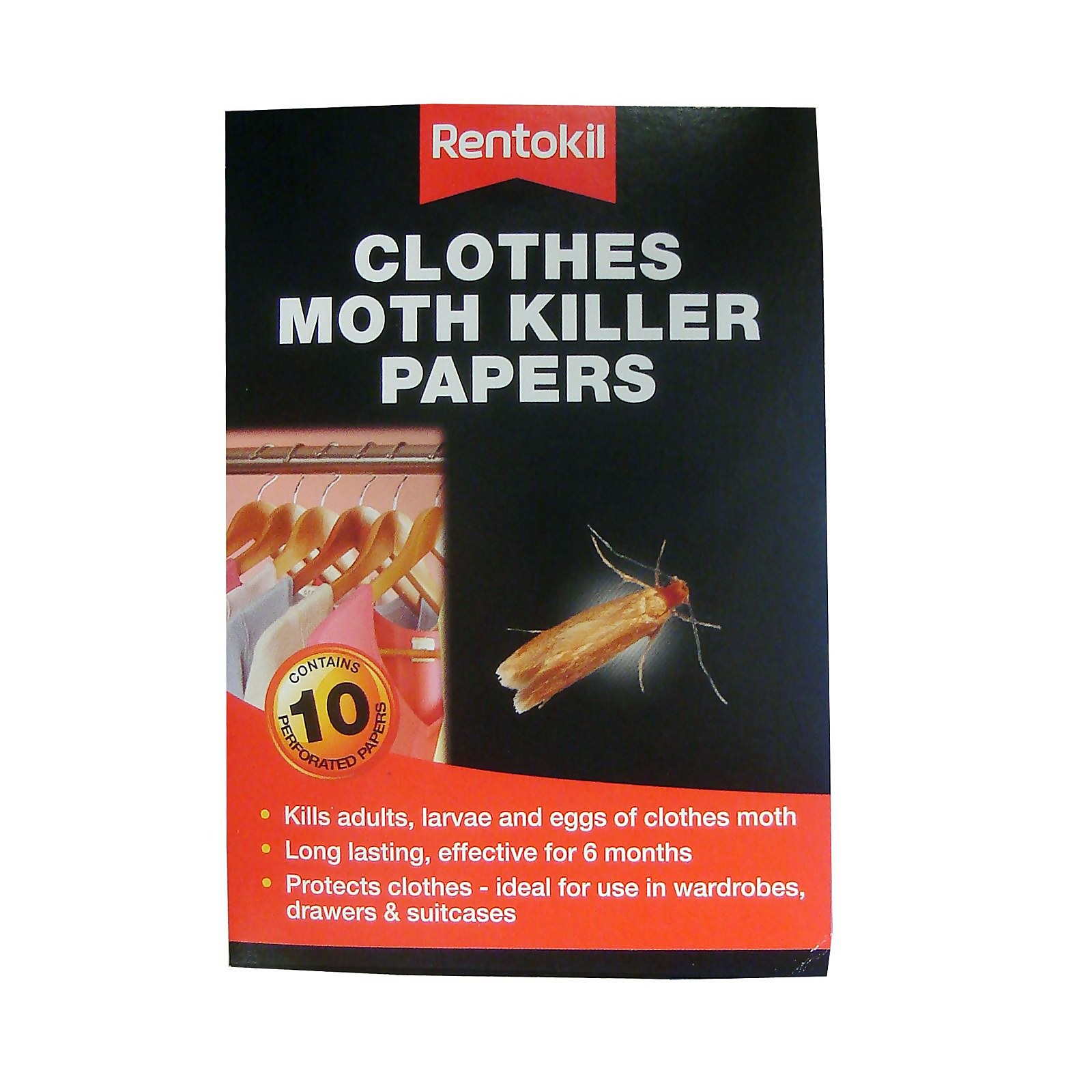 Rentokil Moth Killer Strips (Pack of 2) | Compare The Build