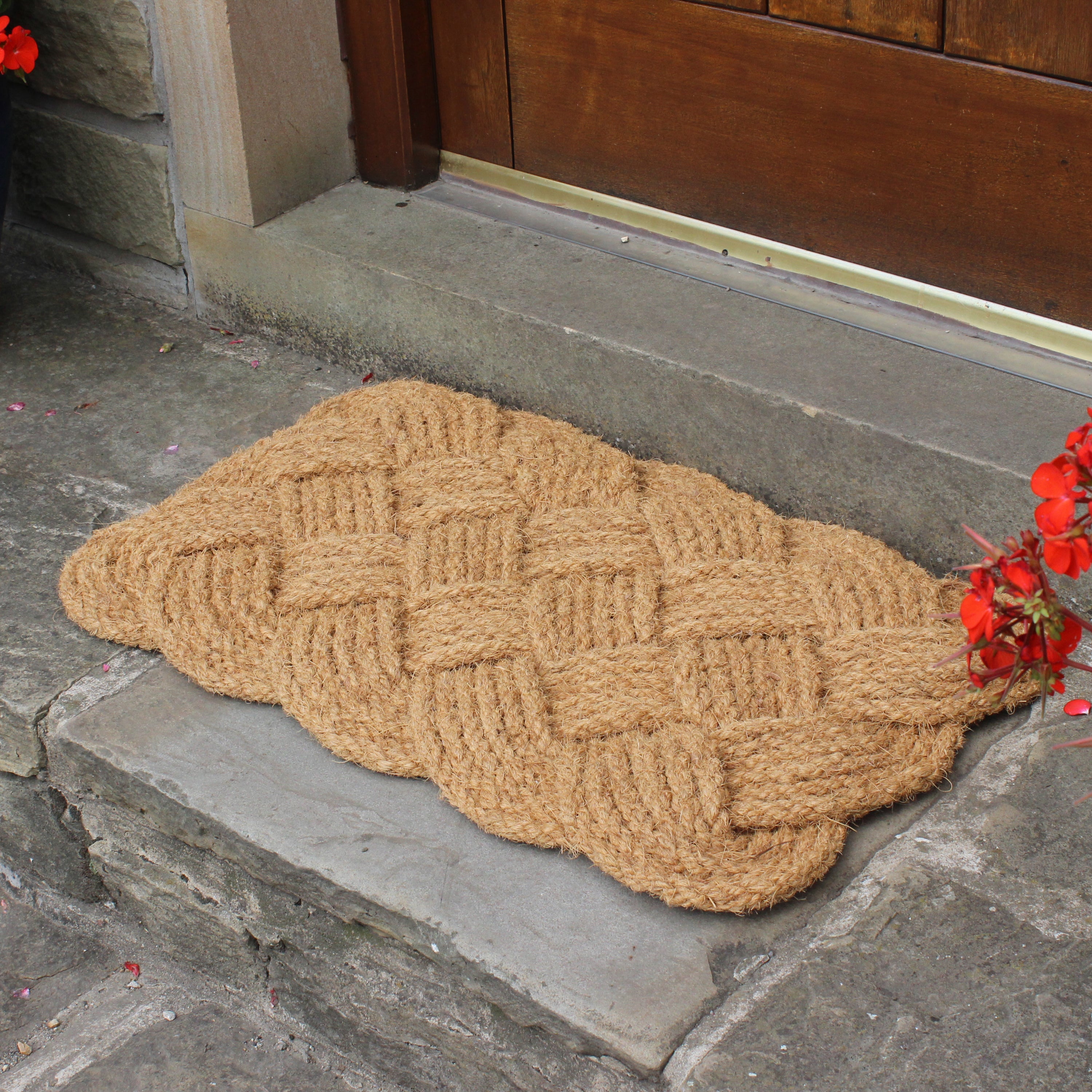 JVL Woven Coir Rope Doormat Natural Price Comparisons | Compare The Build