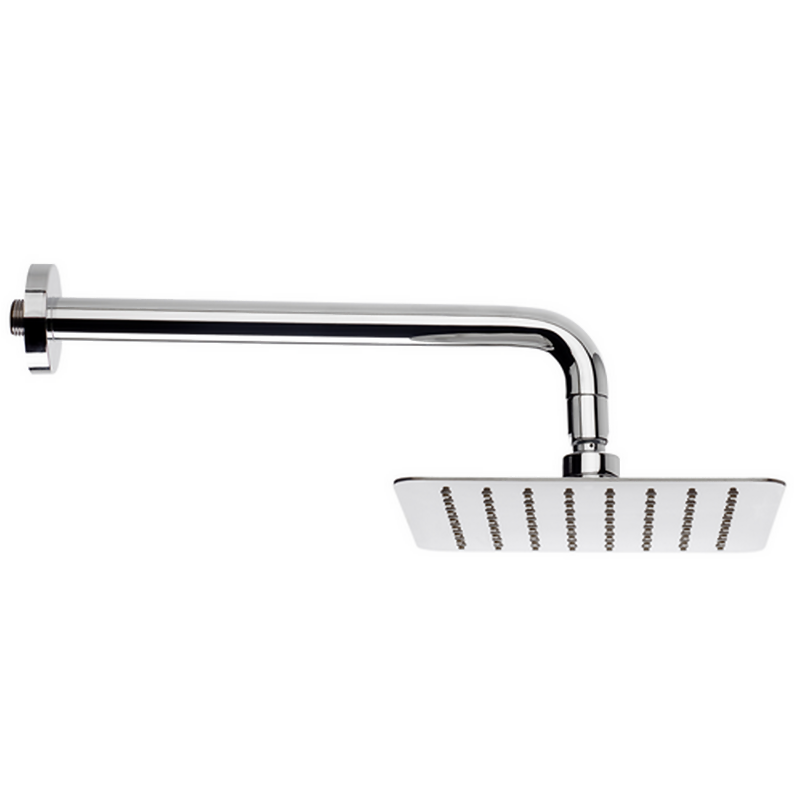 Bathstore Piano 200mm Square Shower Head (with long round wall arm) Price Comparisons | Compare The Build