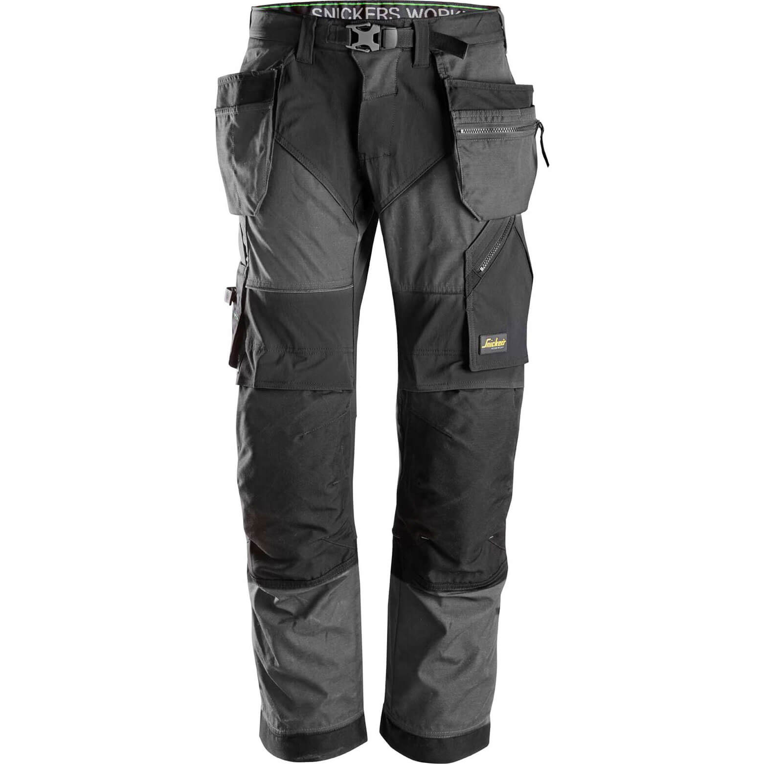 Snickers 6902 Flexiwork Work Holster Pocket Trousers Grey / Black 31" 34" Price Comparisons | Compare The Build