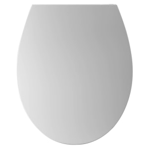 Wickes Polypropylene Plastic Standard Close Toilet Seat - White | Compare The Build