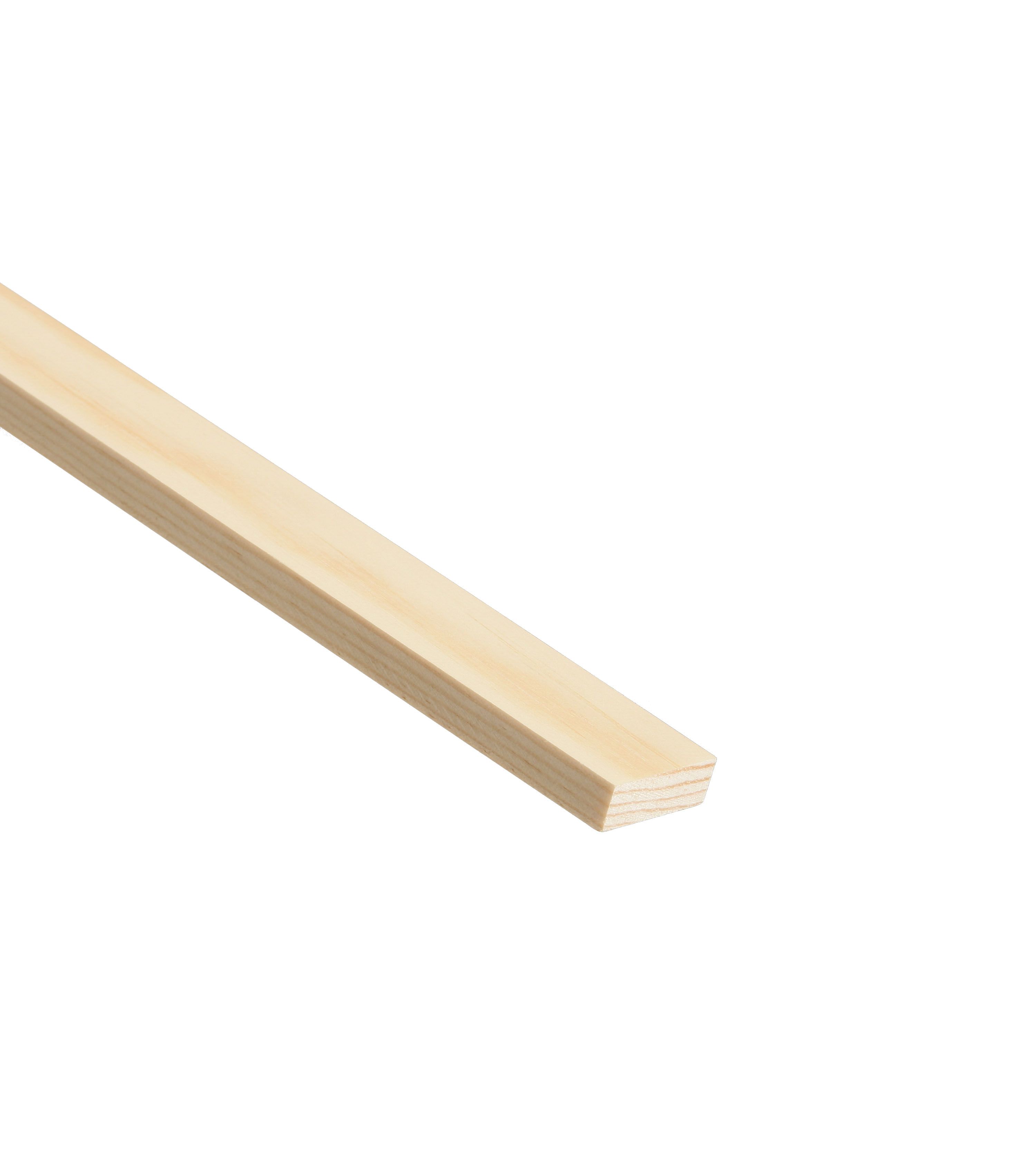 Cheshire Mouldings Primed Natural Pine Moulding (L)2.4M (W)25mm (T)6mm Price Comparisons | Compare The Build