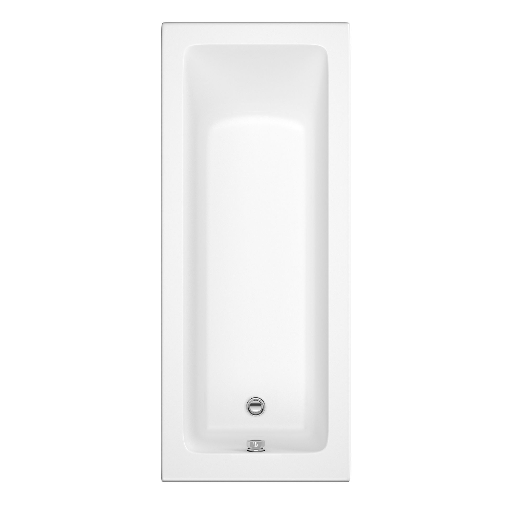 Cooke & Lewis Arezzo Acrylic Rectangular Straight 0 Tap Hole Bath (L)1700mm (W)700mm Price Comparisons | Compare The Build