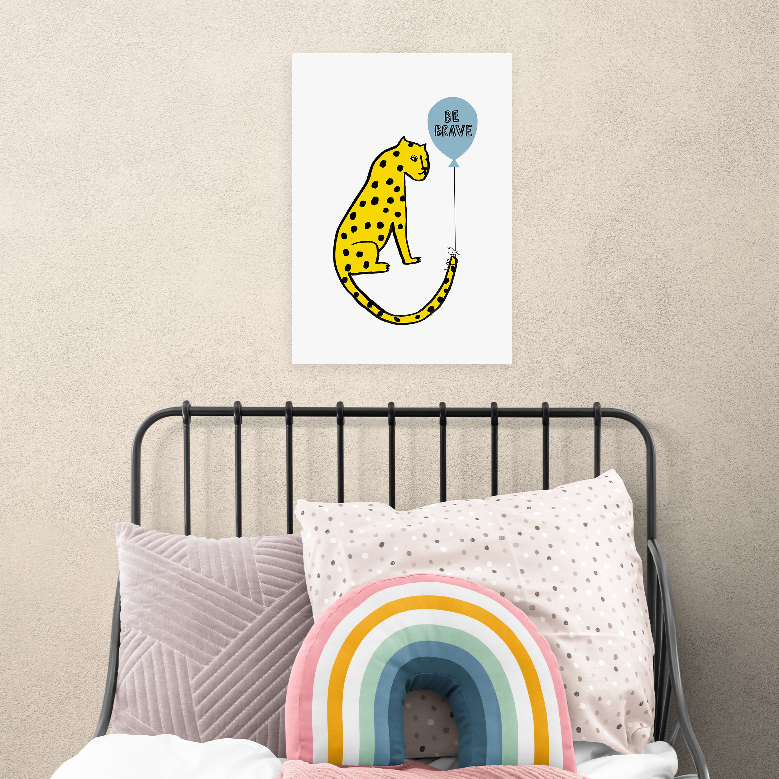 East End Prints Be Brave Leopard Print Yellow Price Comparisons | Compare The Build