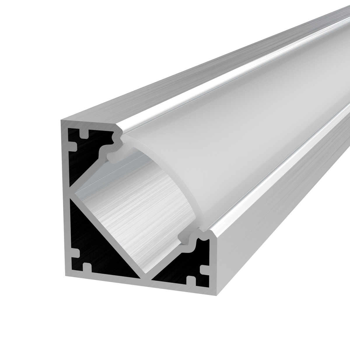 2m, Corner Aluminium LED Profile - Angled 45 Degree Price Comparisons | Compare The Build