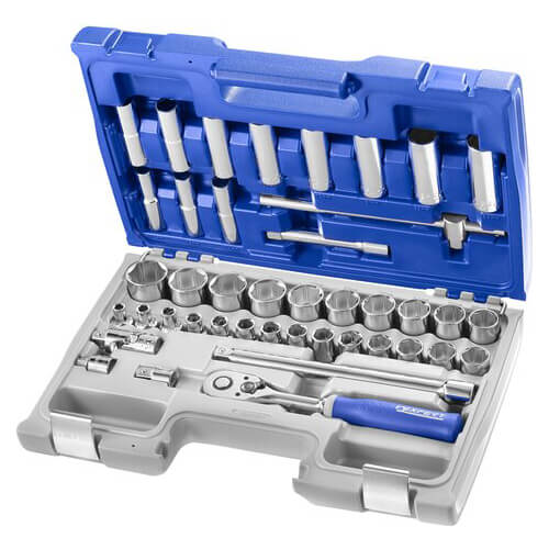 Expert by Facom 42 Piece 1/2" Drive Hex and Deep Hex Socket Set Metric 1/2" | Compare The Build