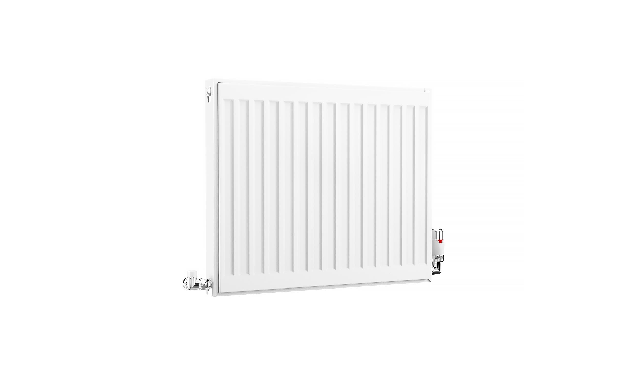 Kartell K-Rad Compact Horizontal Radiator, White, 500mm x 600mm - Double Panel, Single Convector Price Comparisons | Compare The Build