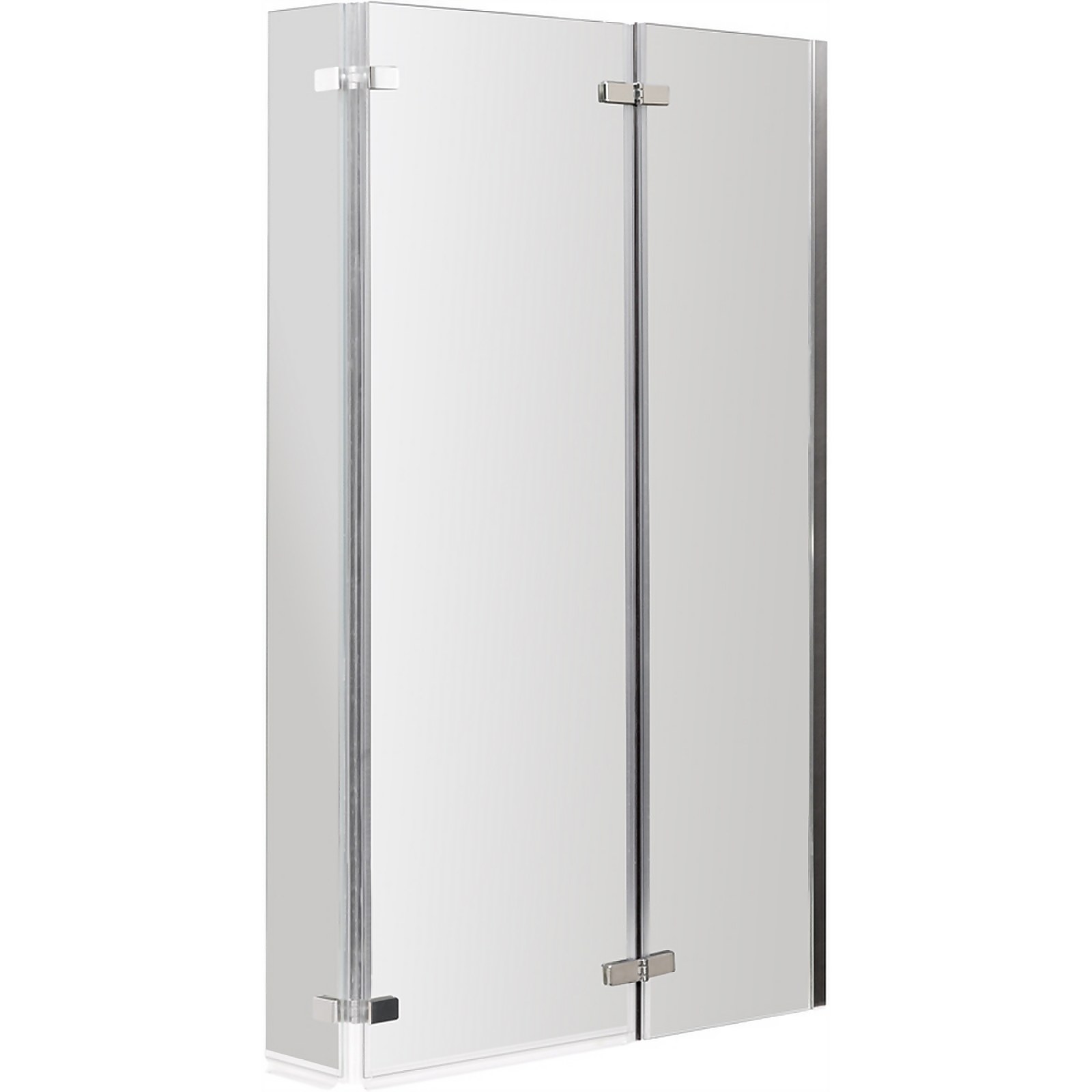 Balterley Square Bath Screen Double Hinged  - 6mm Price Comparisons | Compare The Build