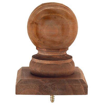 Blooma Pine Ball Top Post Cap (W)100mm Price Comparisons | Compare The Build