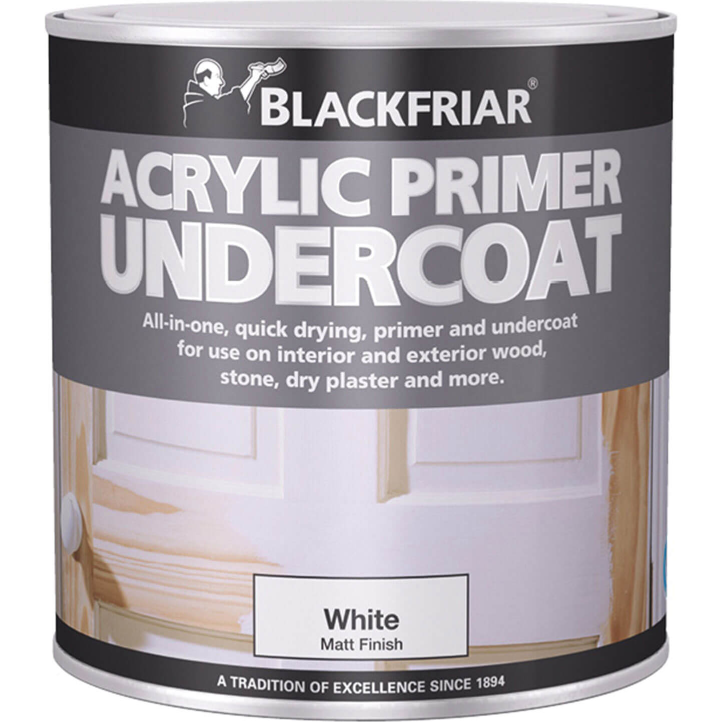 Blackfriar Quick Drying Acrylic Primer Undercoat White 500ml Price Comparisons | Compare The Build