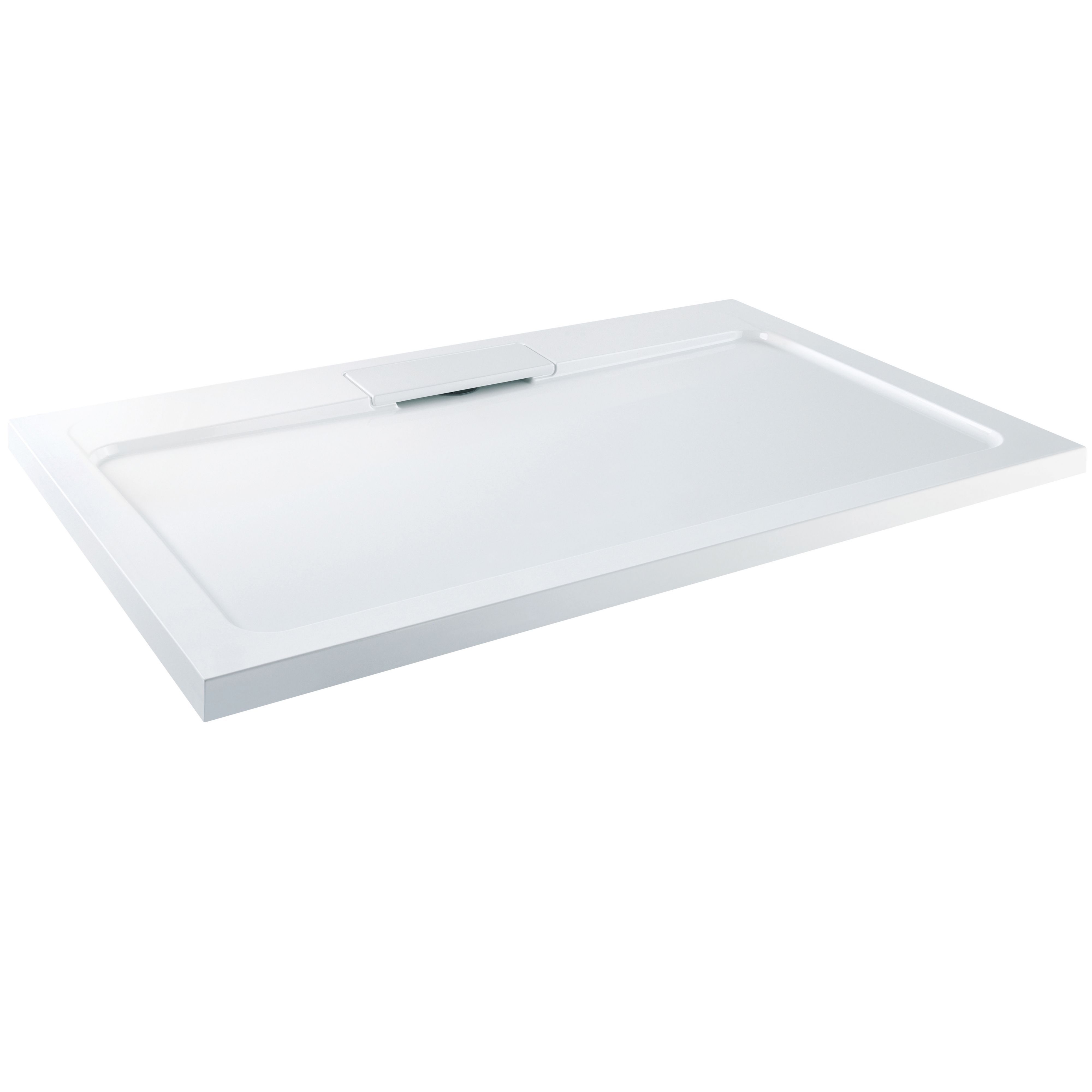 Low Profile Rectangular Shower Tray With Hidden Waste (L)1200mm (W)800mm (D)40mm Price Comparisons | Compare The Build