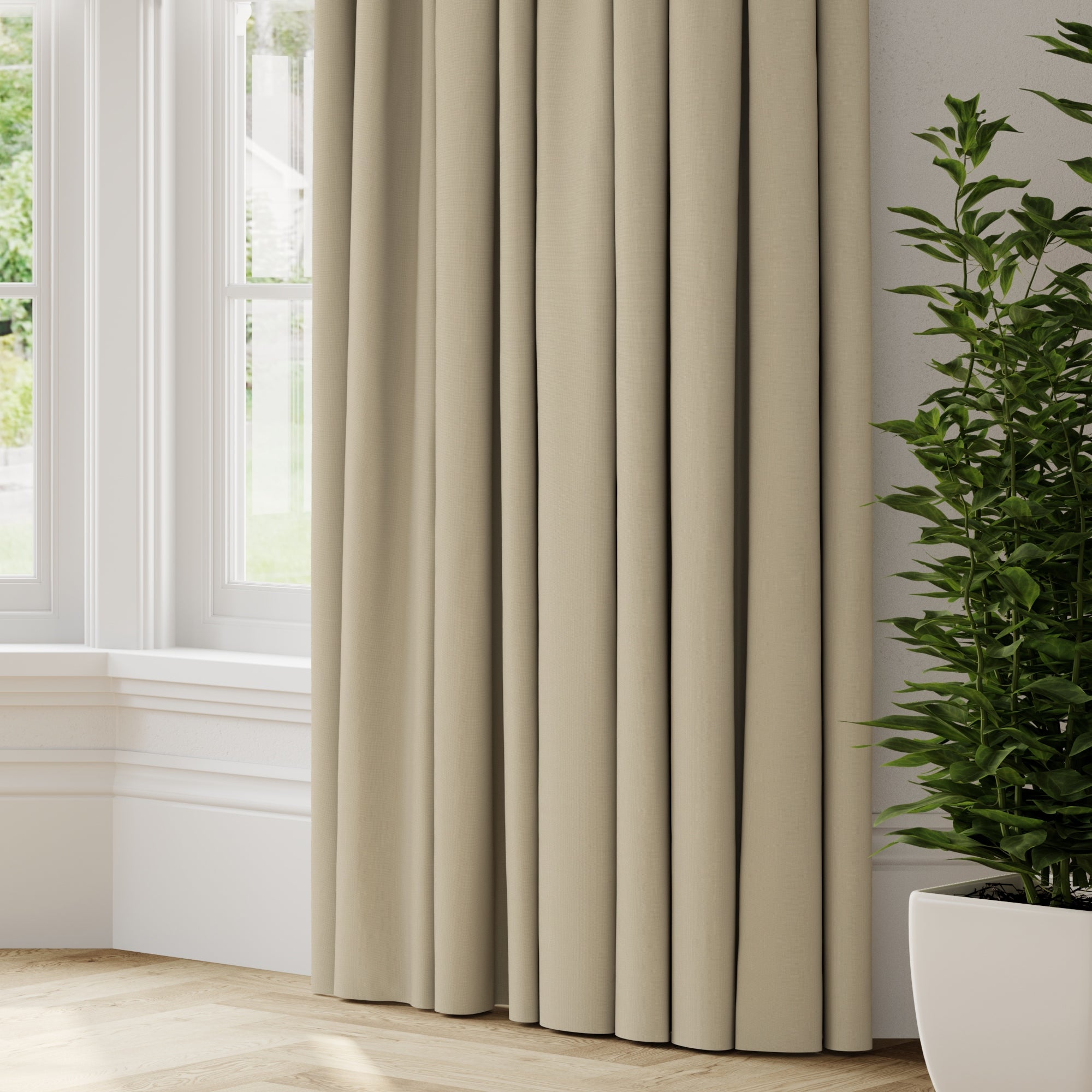 Panama Cotton Made to Measure Curtains Panama Taupe Price Comparisons | Compare The Build
