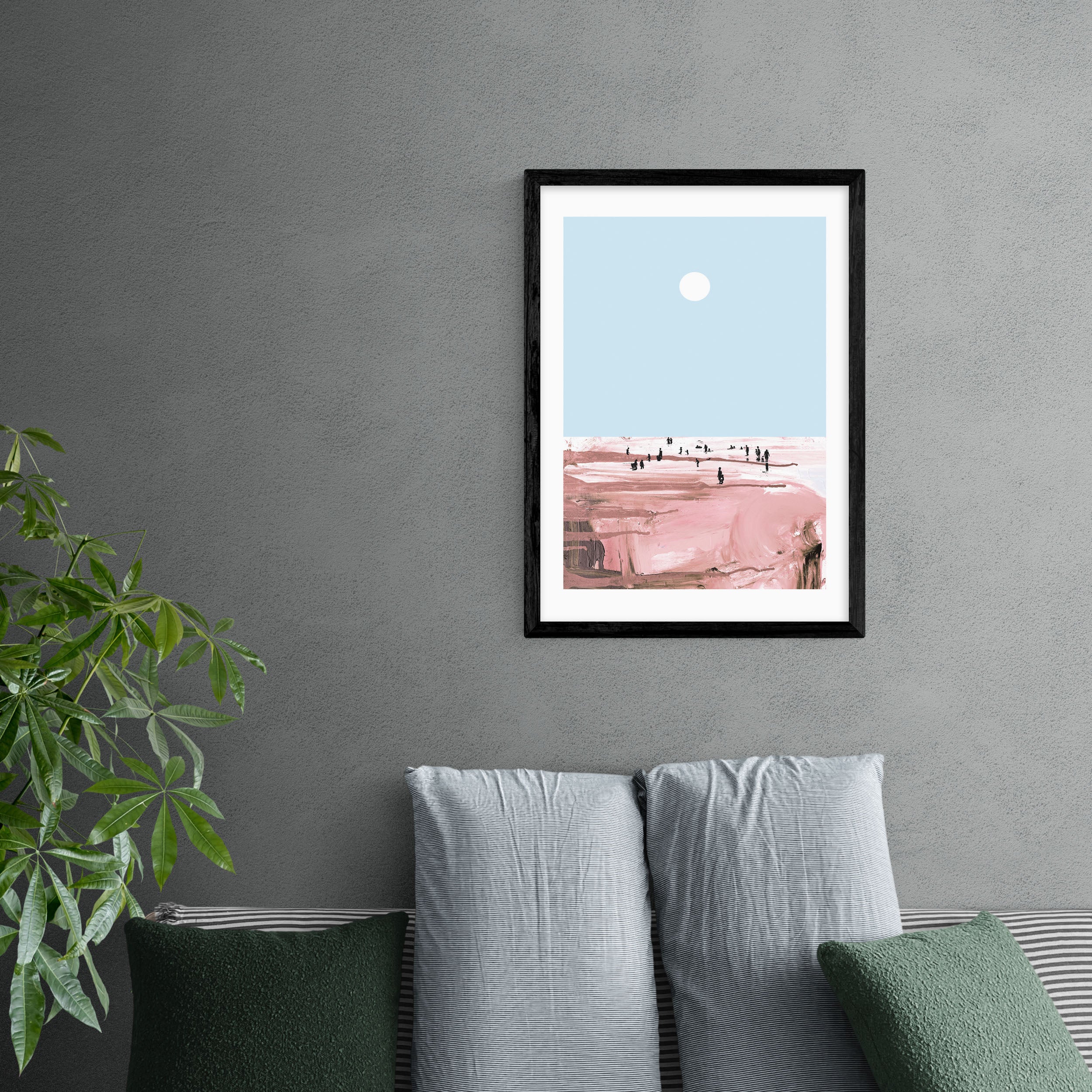 East End Prints Rose Beach Print Blue/Brown Price Comparisons | Compare The Build