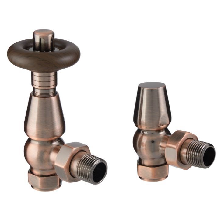 Radvalves UK Thermostatic Valves, Chelsea, Antique Copper Angled Price Comparisons | Compare The Build