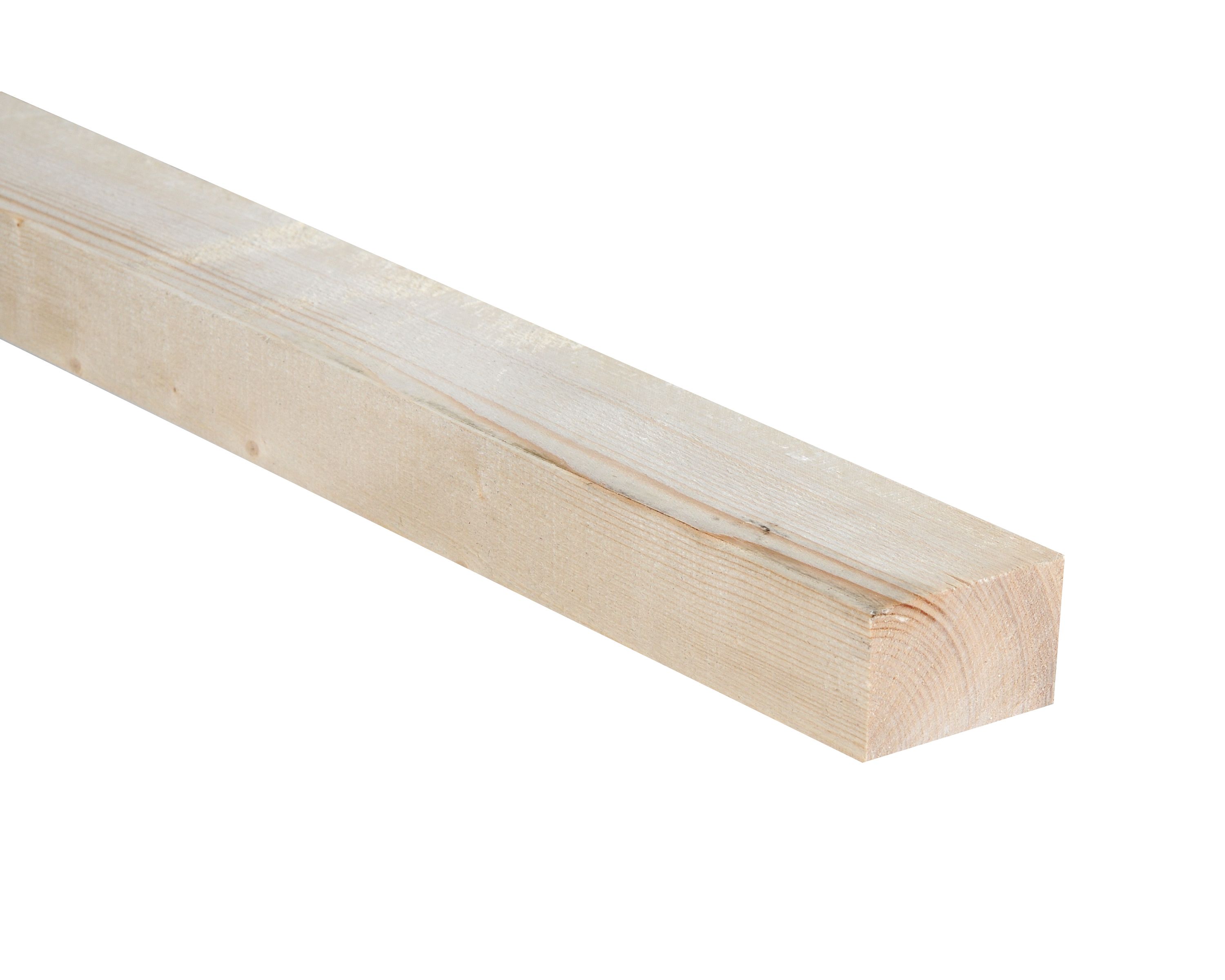 Rough Sawn Whitewood Spruce Timber (L)2.4M (W)75mm (T)63mm, Pack Of 4 Price Comparisons | Compare The Build