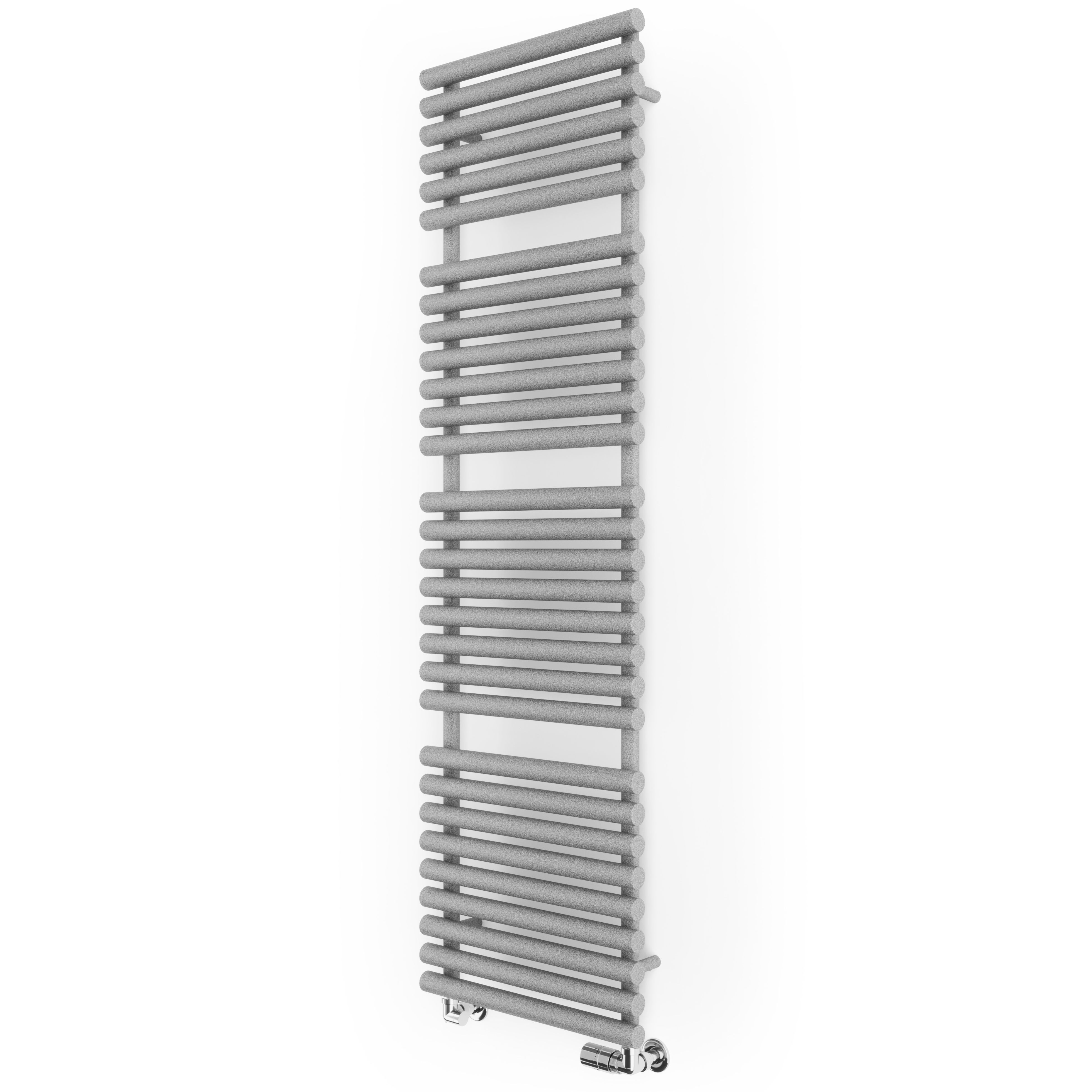 Terma Rolo-Towel T-Rail Grey Flat Towel Warmer (W)520mm X (H)1800mm | Compare The Build