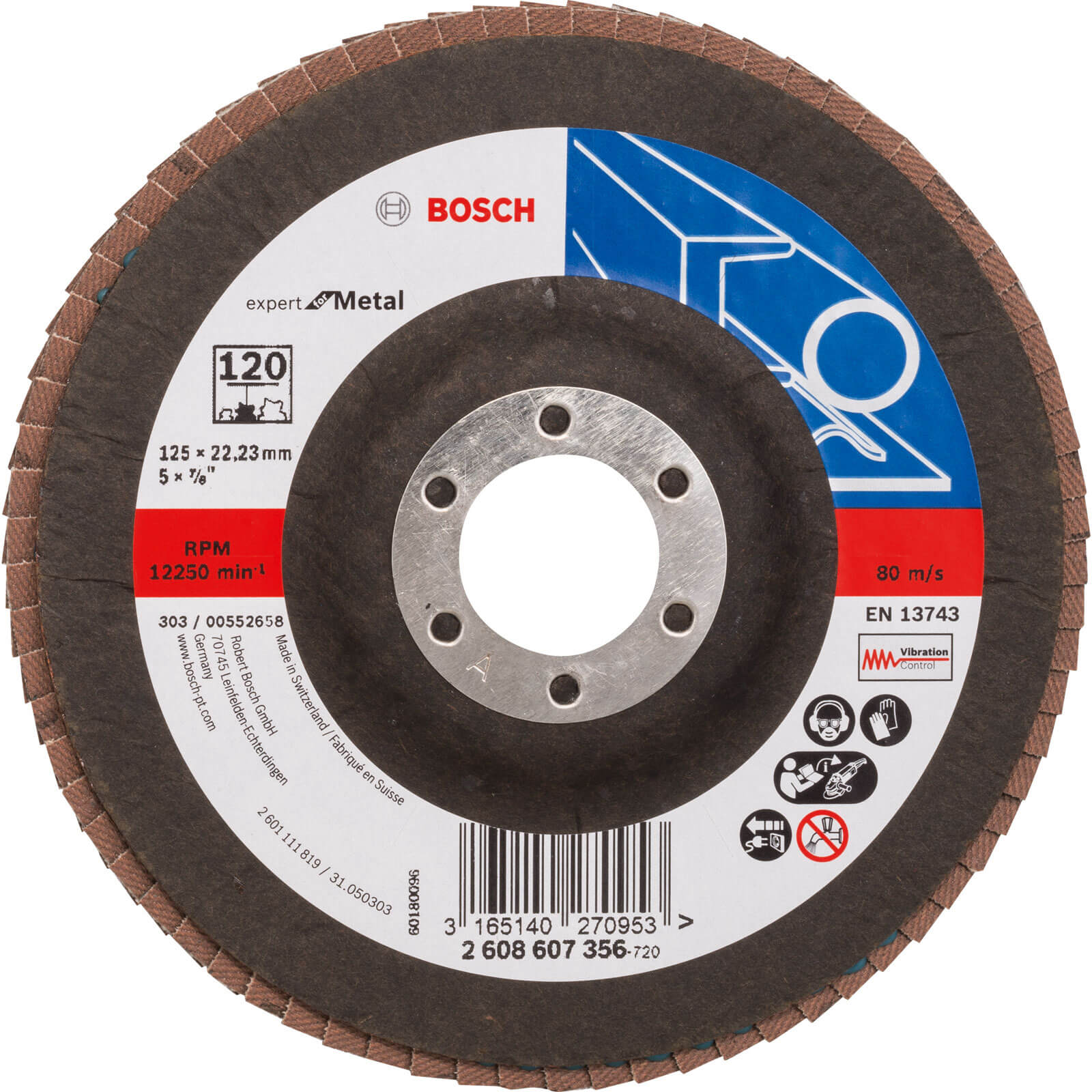 Bosch Expert X551 for Metal Flap Disc 125mm 120g Pack of 1 Price Comparisons | Compare The Build