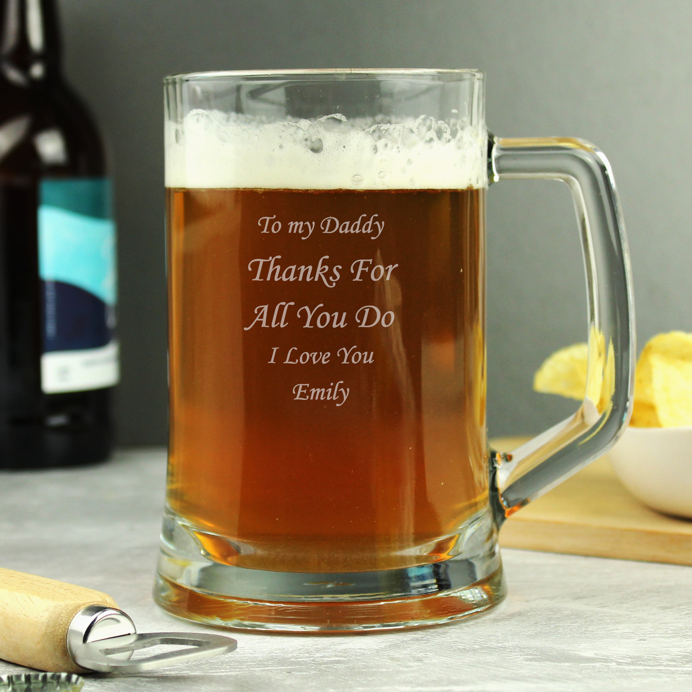 Personalised Engraved Stern Pint Tankard Clear Price Comparisons | Compare The Build