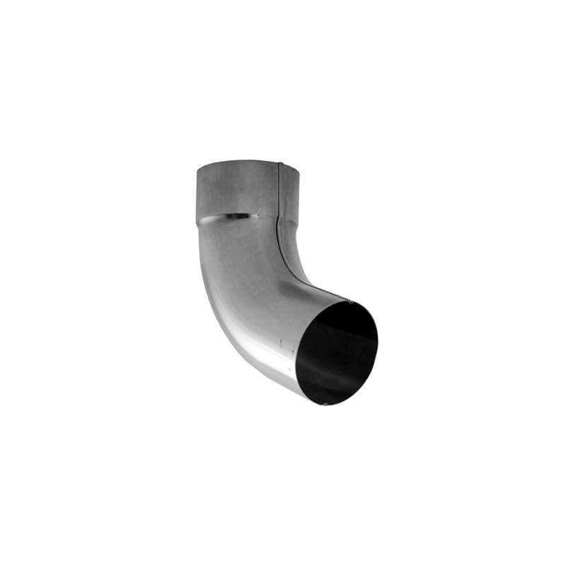 Galvanised Steel Gutter Downpipe 70dg Bend 87mm - Lindab Magestic BM7087MG Price Comparisons | Compare The Build