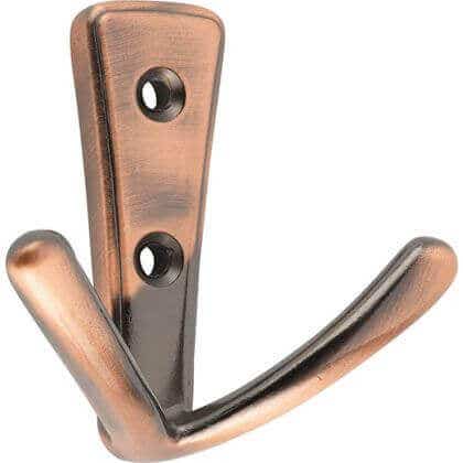 Modern Design Copper Wide Double Robe Hook - Wall/Door Mountable - Decohooks Price Comparisons | Compare The Build