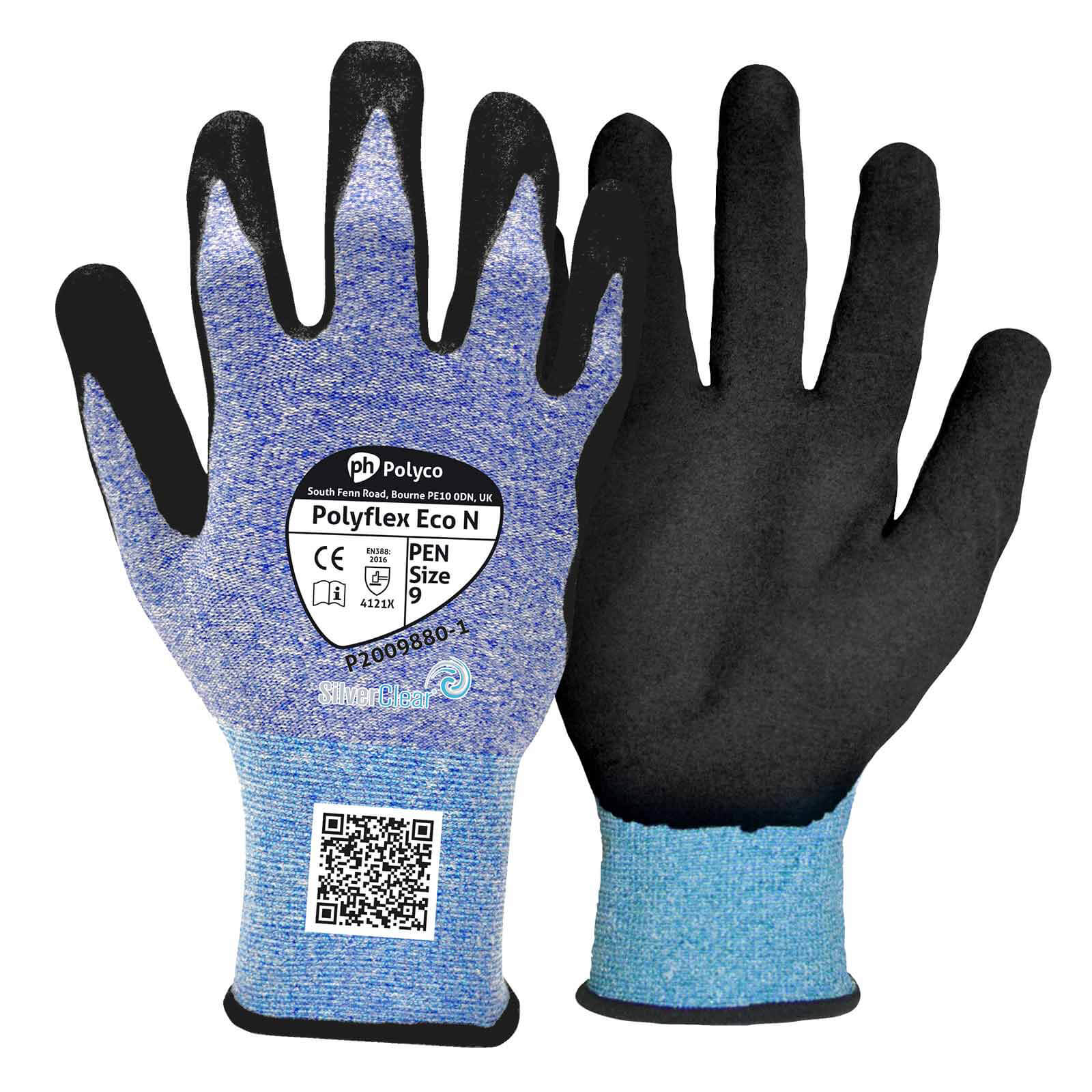 Polyco PEN Polyflex ECO N Durable Nitrile Coated Gloves L Price Comparisons | Compare The Build