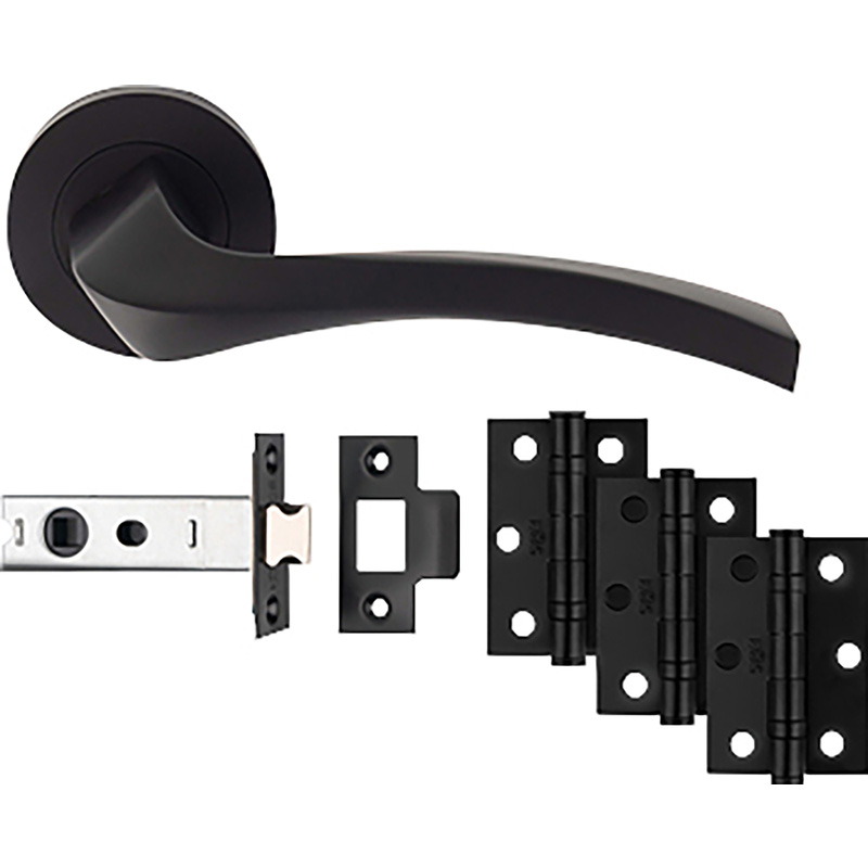 Carlisle Brass Sines Door & Latch Pack Matt in Black Price Comparisons | Compare The Build