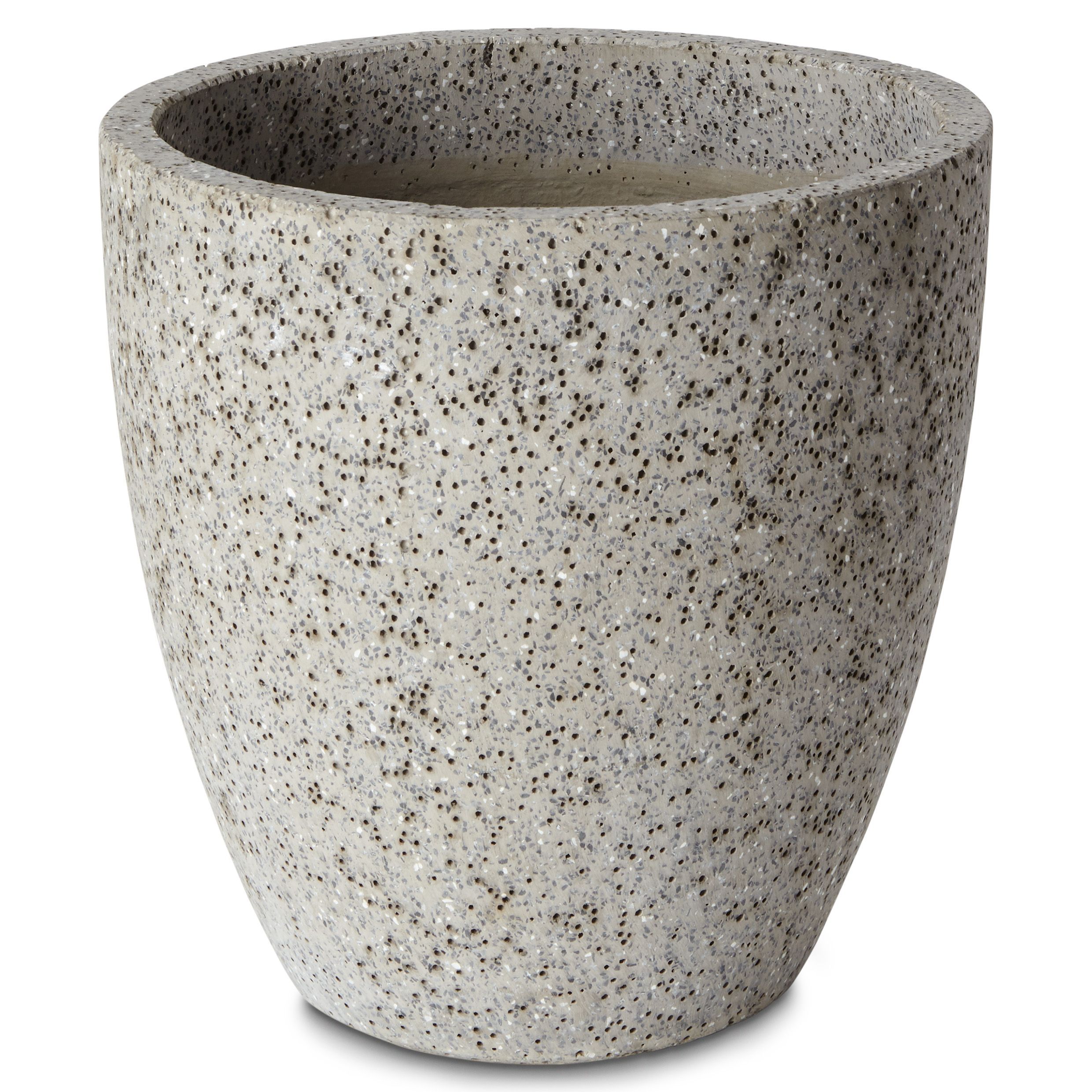 Blooma Hoa Light Grey Terrazzo Effect Fibreclay Circular Plant Pot (Dia)41Cm Price Comparisons | Compare The Build