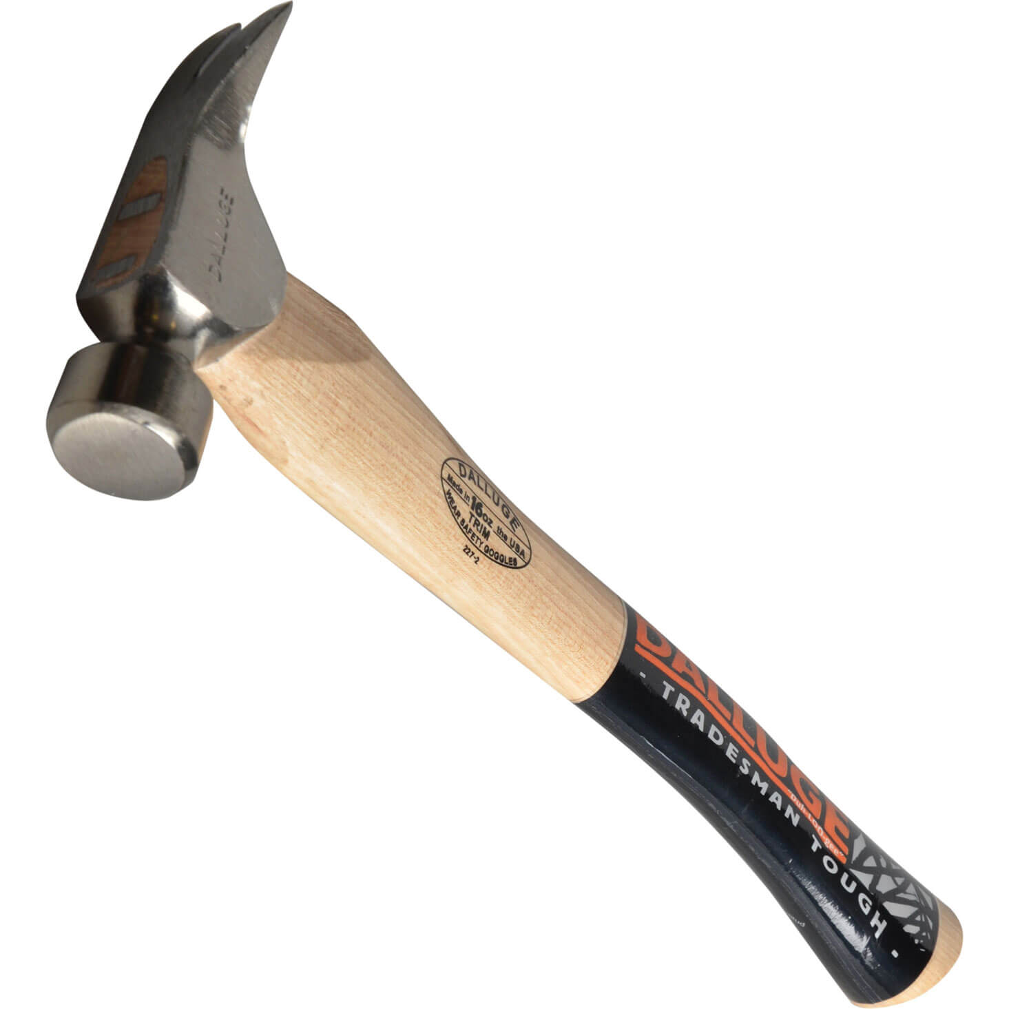 Vaughan Trim Hammer with Plain Face and Curved Handle 450g Price Comparisons | Compare The Build